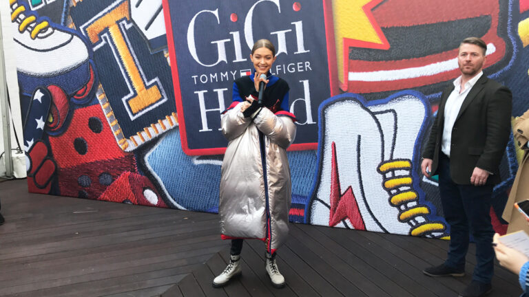 GIGI HADID PRESENTED #TOMMYXGIGI IN LONDON