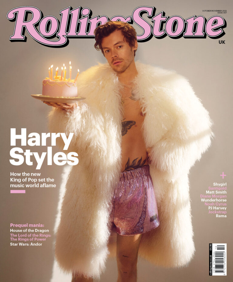 SUPERSTAR: HARRY STYLES ES LA PORTADA GLOBAL DE ROLLING STONE