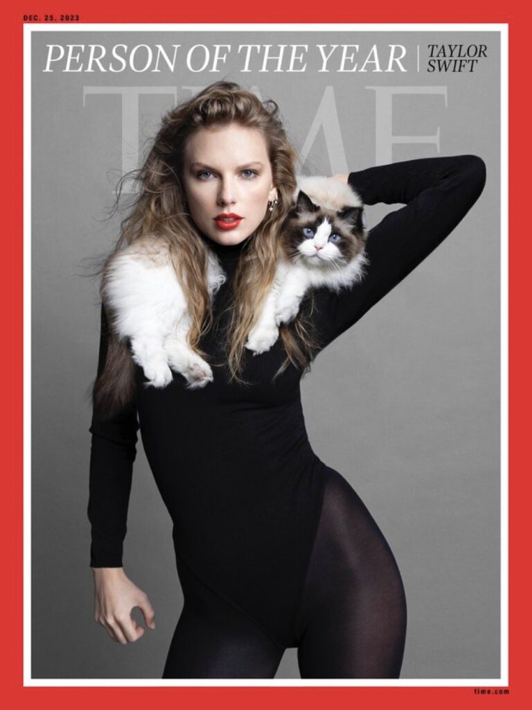 TIME NOMBRA A TAYLOR SWIFT LA PERSONA DEL AÑO 2023